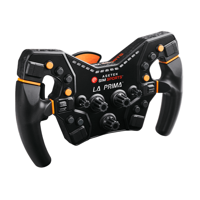 Asetek La Prima Formula Steering Wheel (Orange) product photograph