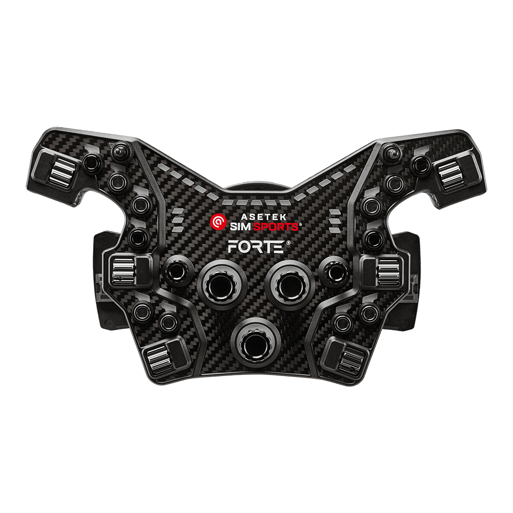 Asetek Forte Formula Button Box (Black, Aluminum) product photograph