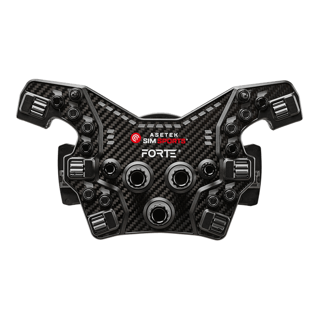 Asetek Forte Formula Button Box (Black, Aluminum) product photograph