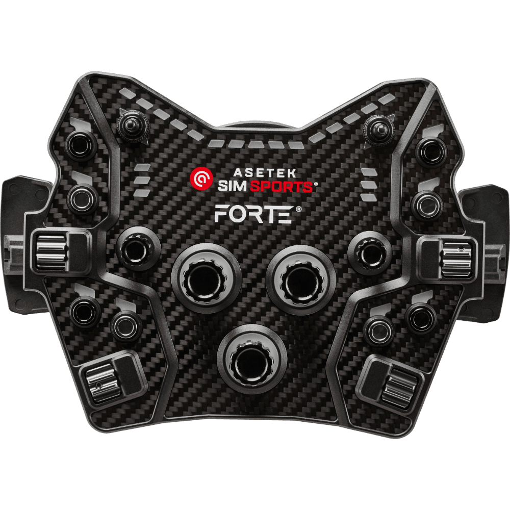 Asetek Forte GT Button Box (Black, Aluminum) product photograph